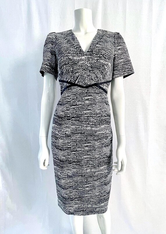 princess polly baby blue dress 1980s Black and White Dress main image 1