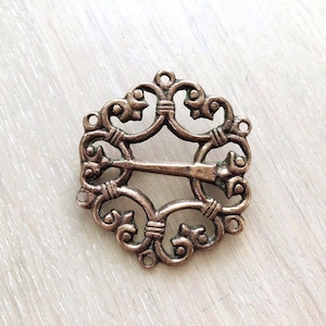 Kalevala Jewelry Vintage Brooch, Viking Brooch, Nordic Celtic Jewelry, Finland