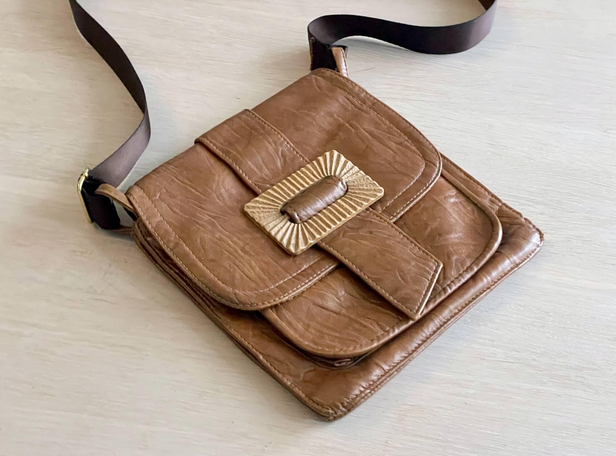 Leather Messenger Y2k - Etsy