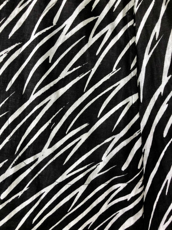 MARIMEKKO Vintage Shift dress, Black and White A-… - image 8