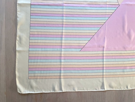 Marja Kurki Vintage Silk Scarf, Finnish Designer Past… - Gem