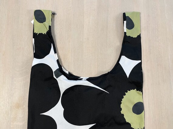 Marimekko Unikko Foldable Shopping Bag, Black and… - image 6