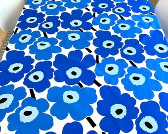 Marimekko Unikko Poppy Tablecloth: Scandinavian Cotton Floral Decor