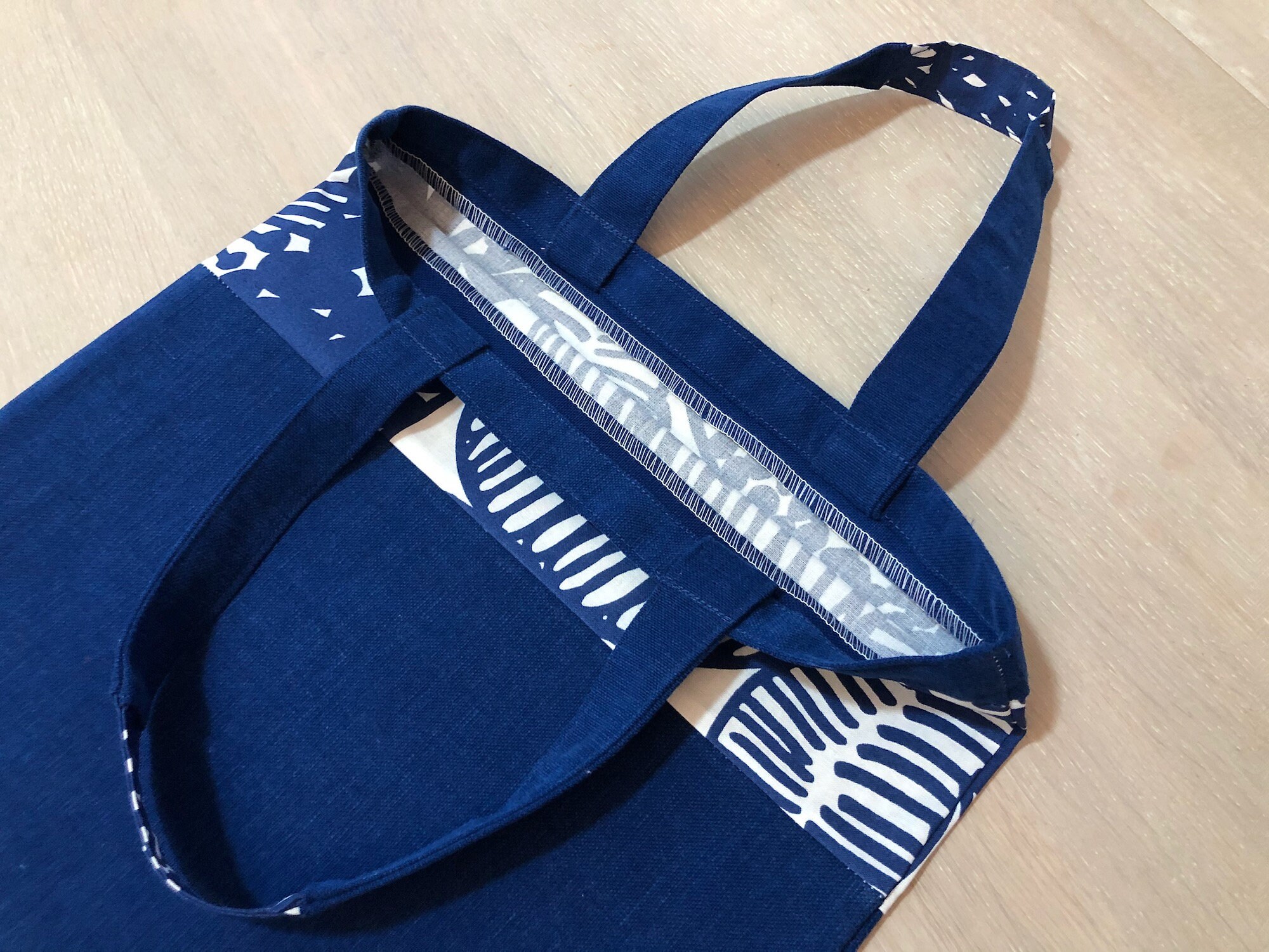 Marimekko fabric tote bag Handmade Reusable Shopping Bag | Etsy