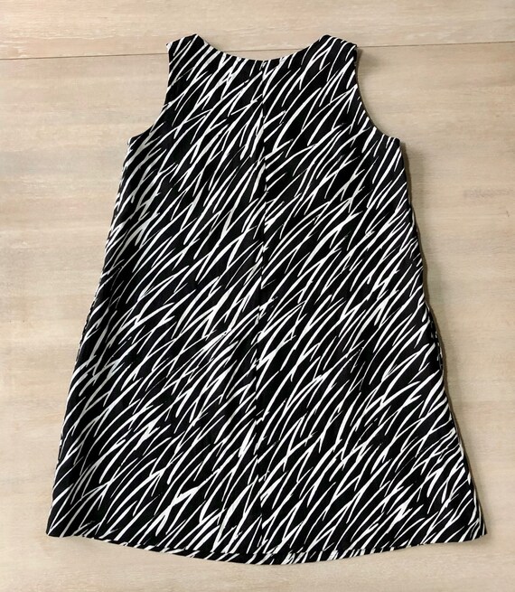 MARIMEKKO Vintage Shift dress, Black and White A-… - image 3