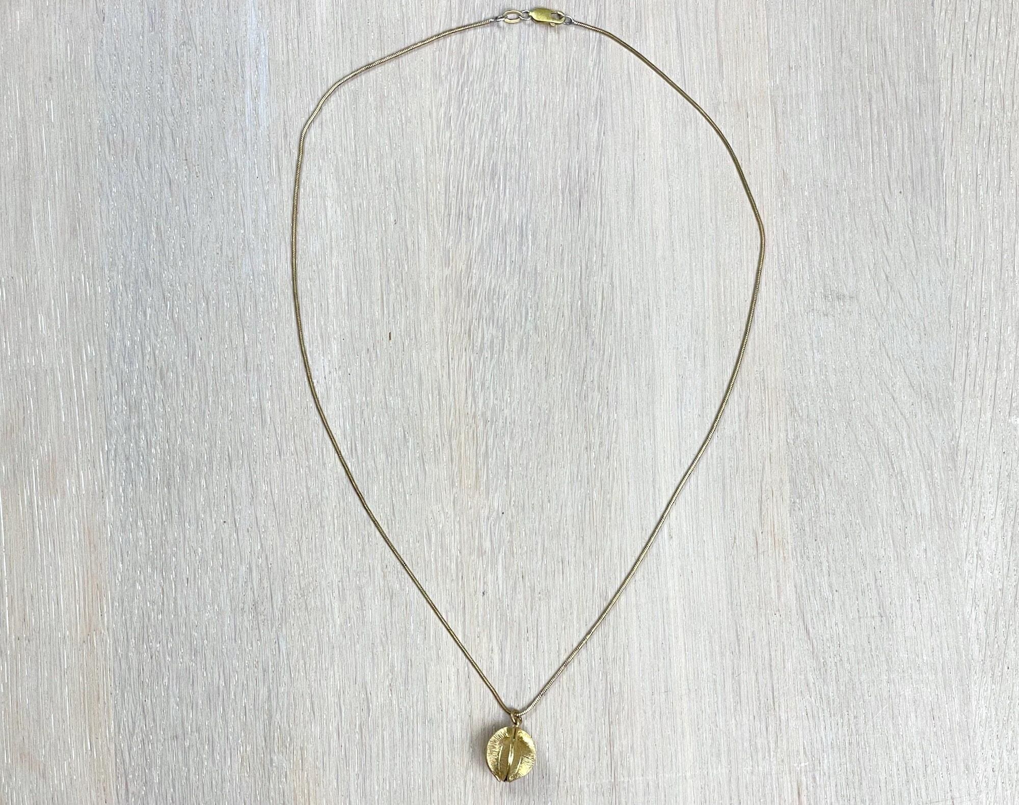 カレワラ ブロンズ雪花ペンダントネックレス - フィンランド