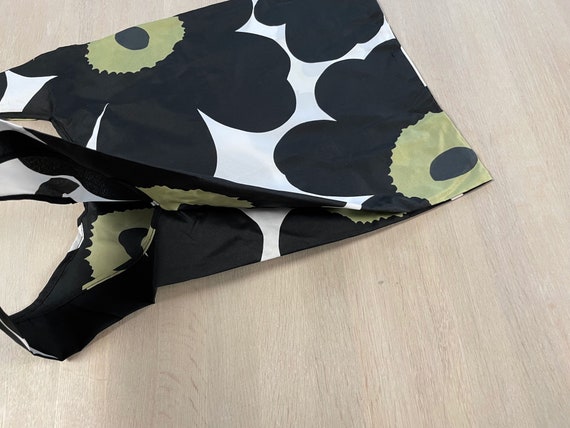 Marimekko Unikko Foldable Shopping Bag, Black and… - image 7