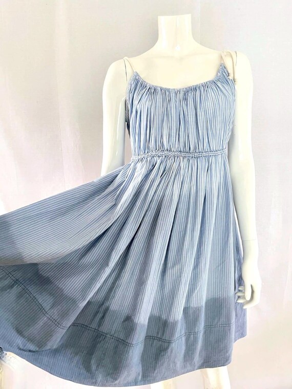 Blue Summer Dress, Organic Cotton Dress by Gorman, Australia - Etsy