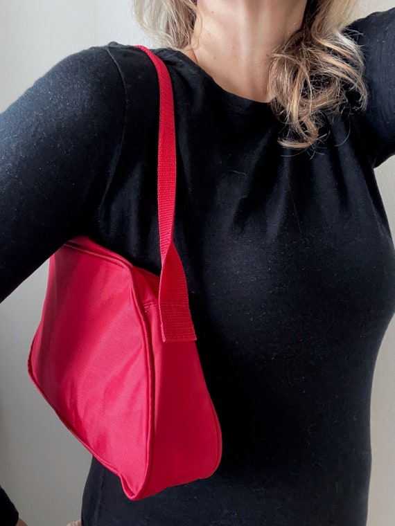 Red Vintage MARIMEKKO Shoulder Bag, Small Handbag… - image 4