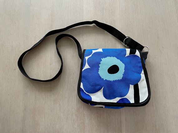 Handmade MARIMEKKO Unikko Vintage Canvas Shoulder… - image 1