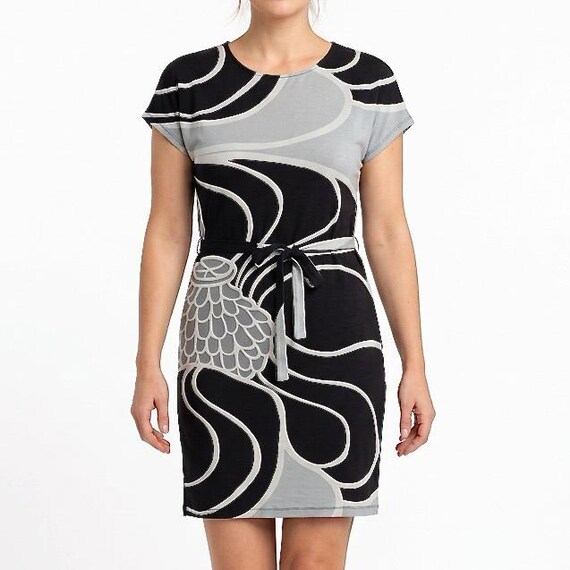 funky dress designs MARIMEKKO Vintage Dress, Funky Shift Dress, Mod Dress with Large Geometric  Flower Print, Size M Vintage Clothing