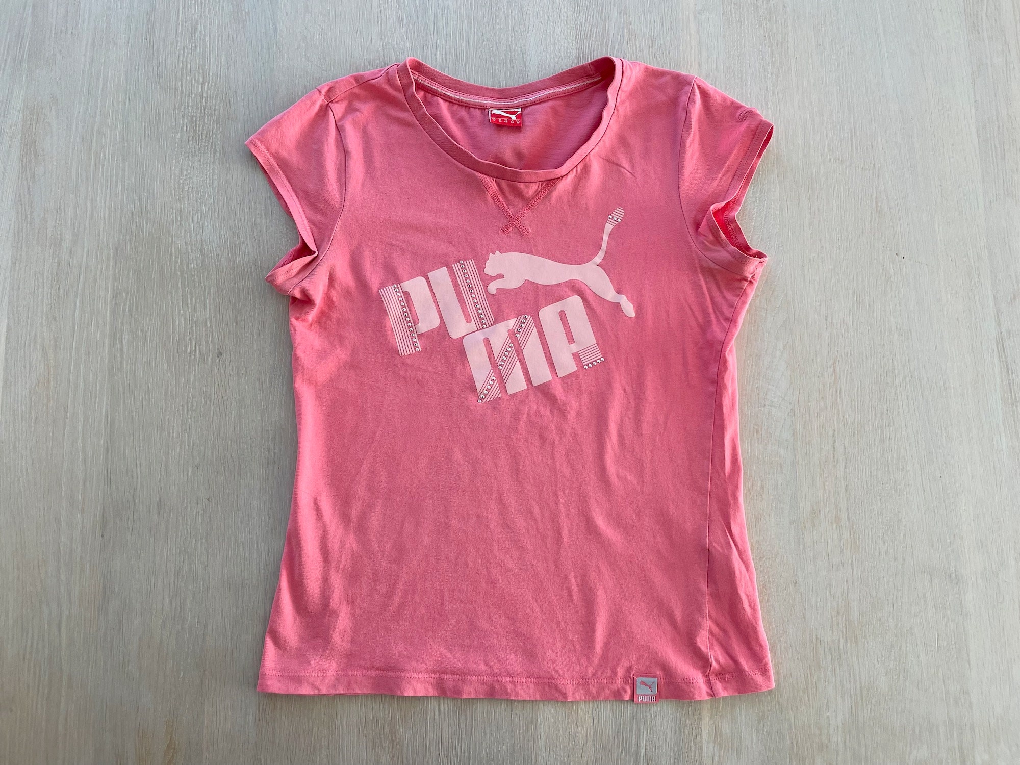 Puma Pink T Shirt - Etsy