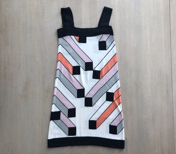 Vintage MARIMEKKO Sweater Dress, Knitted Cotton Dr