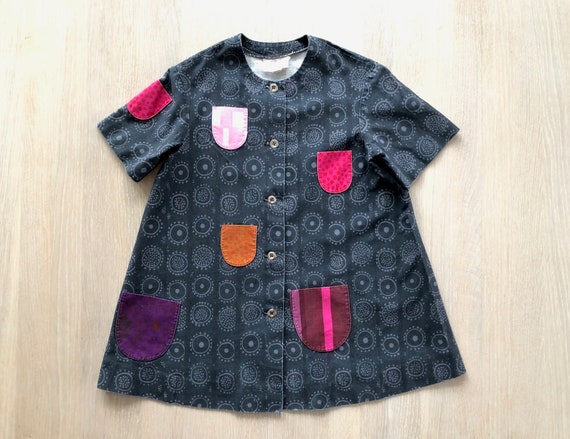 MARIMEKKO Iloinen Takki Shirt Dress, Girl's Grey P