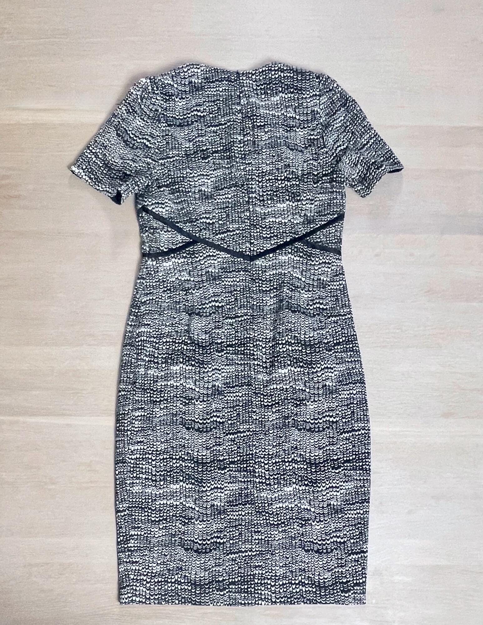 karen millen black and white dress & Pencil Dress: Elegant Cocktail Evening Wear (UK 14 / US 10) This piece reflects contemporary front knot L.O.L. Surprise! Mix & Size:L 12
