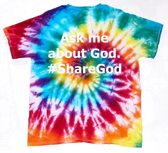 Jesus Shirt Tie Dye God Christian Bible Scripture Gift Faith Etsy