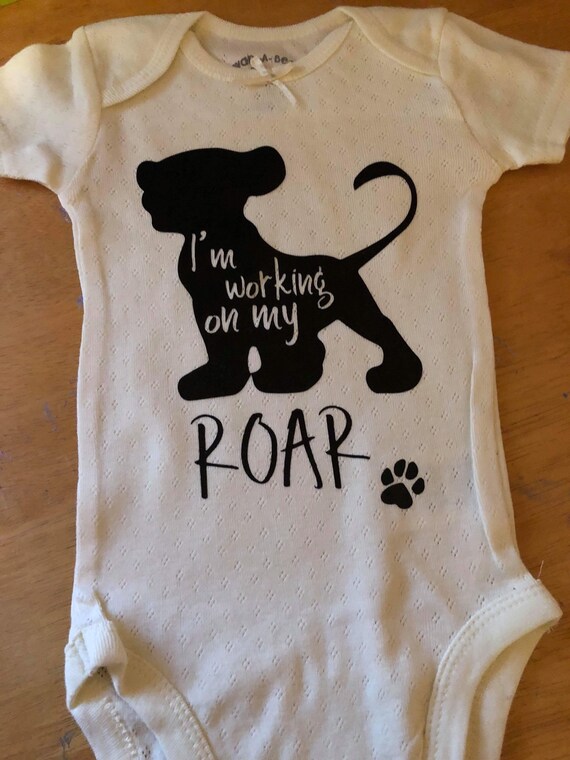lion king onesie baby