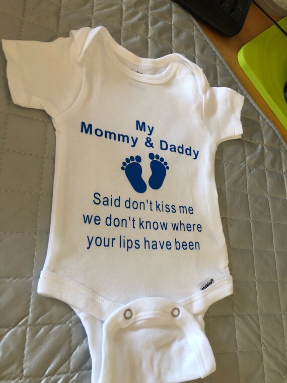 no kisses onesie