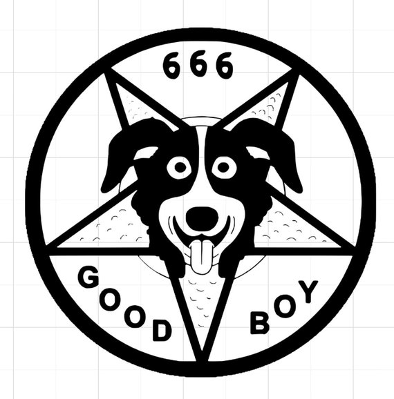 Mr Pickles Pentagram Sticker 