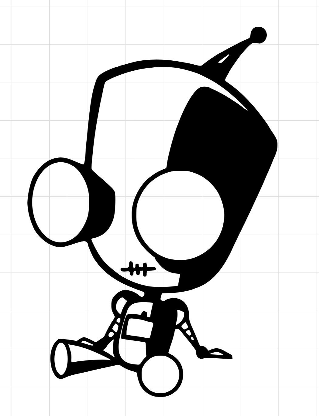 Invader Zim Gir Sticker Etsy invader-zim-gir-sticker-etsy