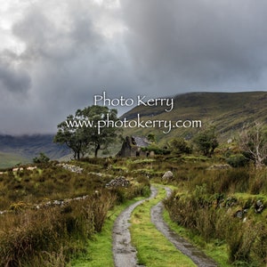 Mounted Photo of Drumluska Cottage, Black Valley, Killarney, Co. Kerry Ireland. Free Postage- Various Sizes Available