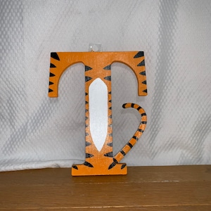 Personalized Disney Inspired Winnie the Pooh wooden letters for wall decor (8 Inches tall) TIGGER