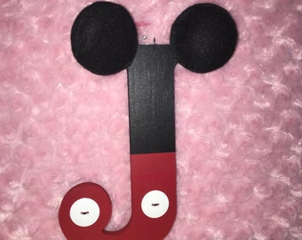 Gepersonaliseerde Disney geïnspireerde houten letters voor wanddecoratie (8 inch lang) MICKEY