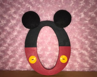 Gepersonaliseerde Disney MICKEY aangepaste houten muur decor Brief