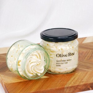 Unscented Whipped Body Butter | Fragrance Free | Organic and Natural Moisturiser | For Sensitive Skin