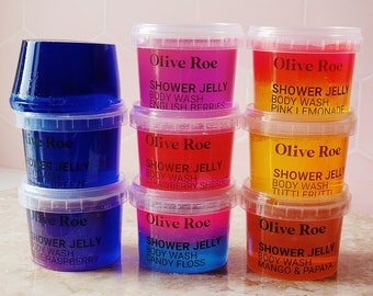 Shower Jelly | Jelly Soap | Various Fragrances |. Hydrating Glycerin Soap | Vegan Friendly |  120g / 140ml