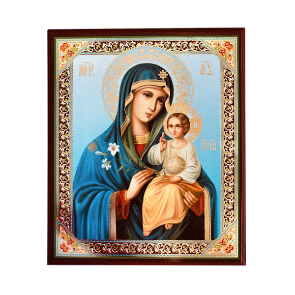 Orthodox Icon Virgin Mary "Eternal Bloom"