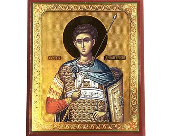 Orthodox Icon of Saint Demetrios