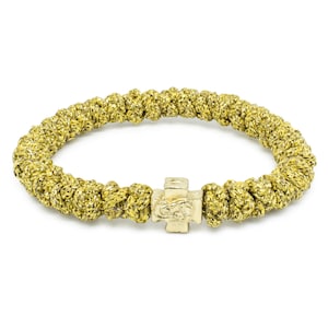 Gold Orthodox Prayer Rope Bracelet 33 Knots Brojanica Komboskini Orthodox Jewelry, Christian Gifts, Christian Bracelet, Christian Jewelry