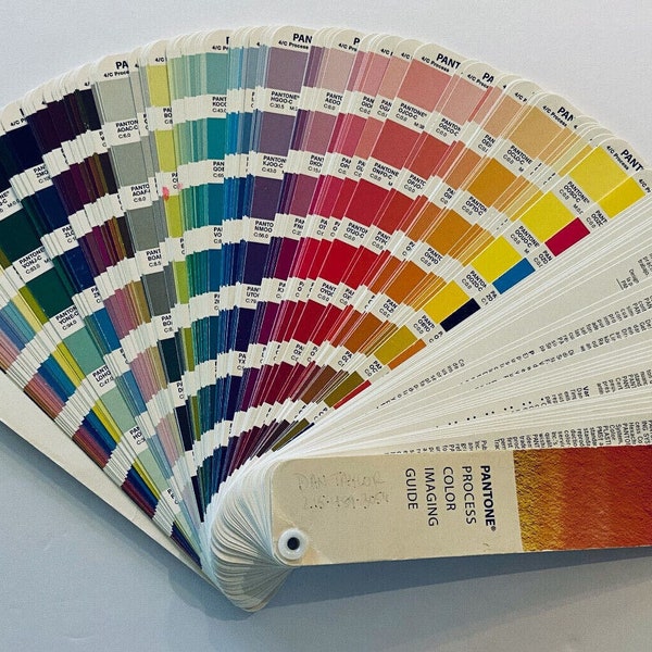 Pantone Solid to Process CMYK Process Color Imaging Guide 1992 942 Colors Coated Stock Four Color Simulations And Screen Tint Percentages