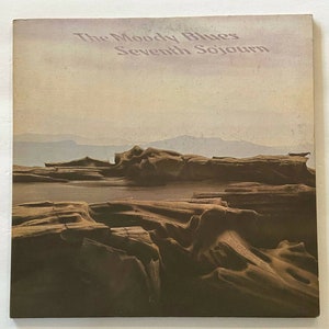 Moody Blues Seventh Sojourn Vintage Vinyl LP 1972 Threshold Gatefold Sleeve Lyric Sheet I&#39;m Just a Singer in a Rock and Roll Band THS 7