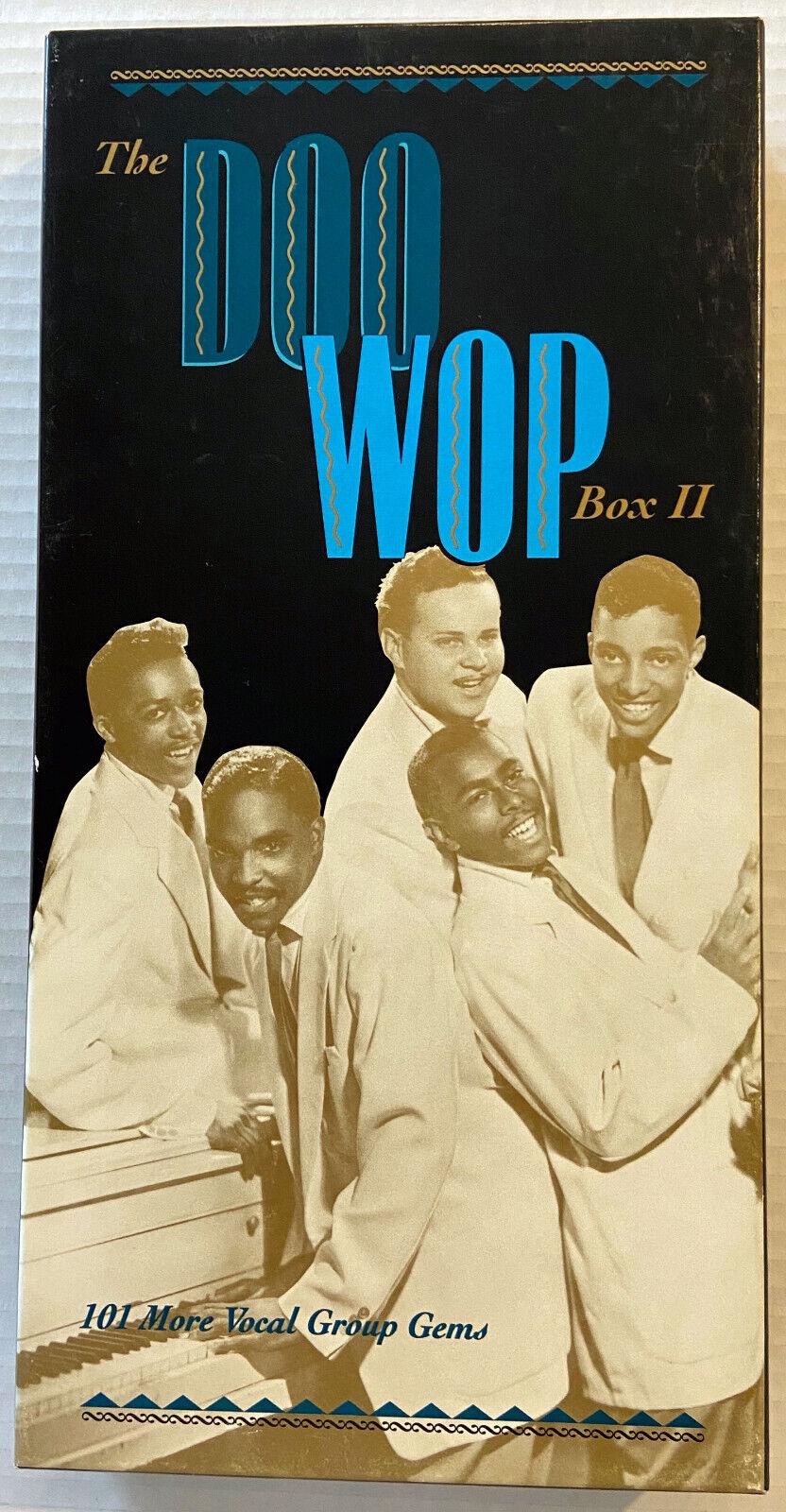 The Doo Wop Box II 1996 4 CD Box Set Rhino 101 Vocal Group