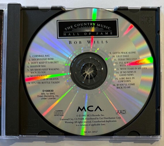 【中古】 Country Music Hall of Fame CountryMusicHallOfFame Series ボブ・ウィルズ＆ザ・テキサス・プレイボーイズ Bob Wills and the Texas Playboys Country Music Hall of Fame Series