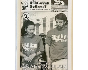Hungover Gourmet Issue 10 Food Drink Zine In-N-Out Jackie Chan White Castle 2006 Competitive Eating Roy Rogers Hamburgers Recipes