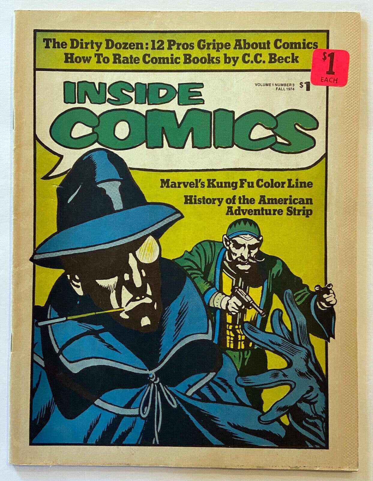 Inside Comics Issue 3 1974 Vintage Magazine Doonesbury Analysis of