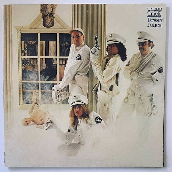 Cheap Trick Dream Police LP 1979 with gatefold sleeve lyric sheet VG/VG+