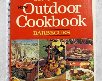 Betty Crocker's Outdoor Cookbook First Edition First Printing 1967 MCM Barbecues Picnics Very Good Vintage