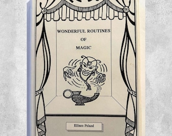 Wonderful Routines of Magic Ellison Poland 1969 Second Printing 1992 Magic Tricks Illusions Sleight of Hand Hardcover