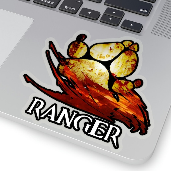 GW2 Ranger profession Fantasy medieval Wars MMORPG gamer Kiss-Cut Stickers