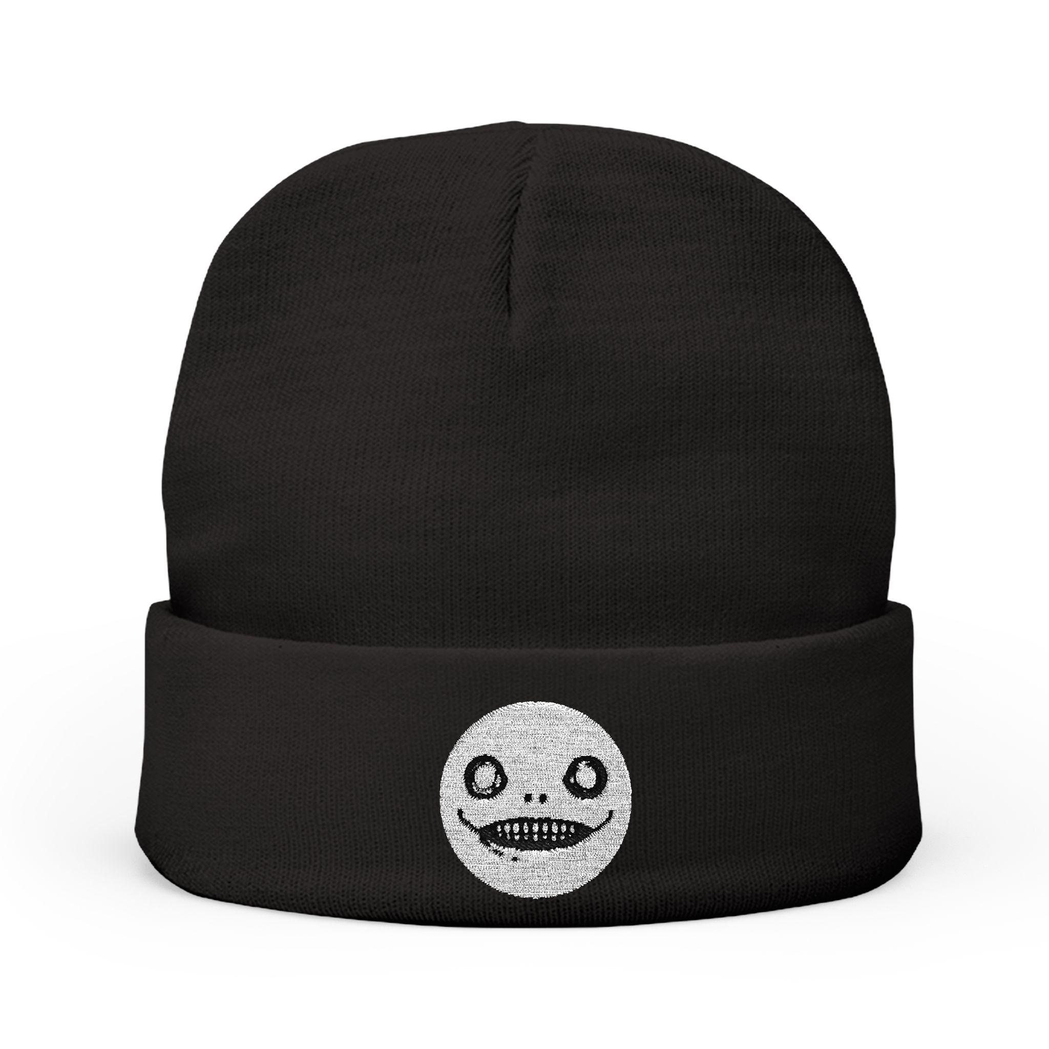 Emil / Yoko Taro face maks Lovely skull friend-o Embroidered Knit Beanie