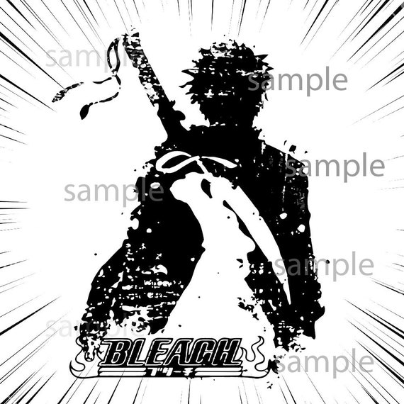  Personajes de anime SVG Shonen Silueta para camiseta Vynil