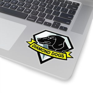 Diamond Dogs - Metal Gear V Mother base Operations Kiss-Cut Aufkleber