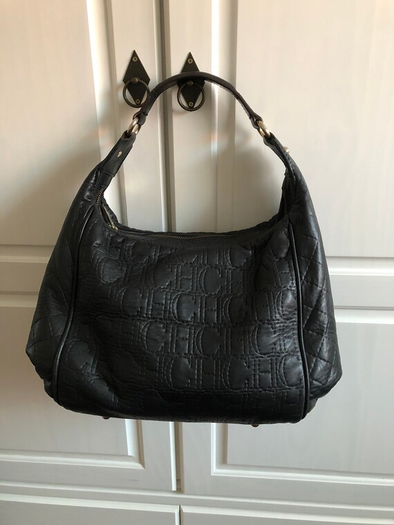 handtasche leder schwarz gem