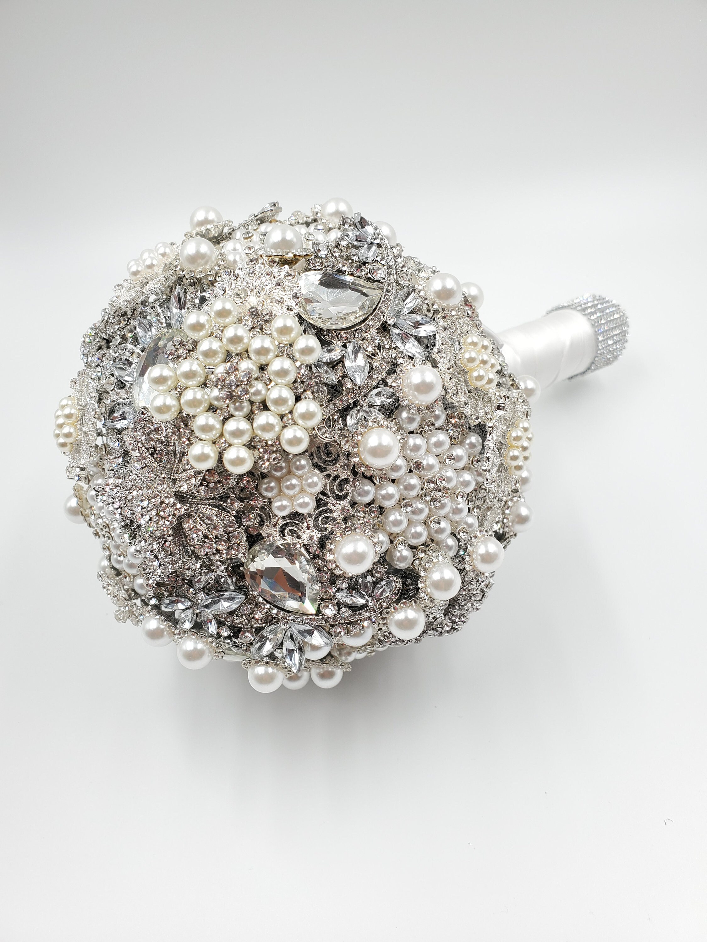 Brooch Style Crystal Rings