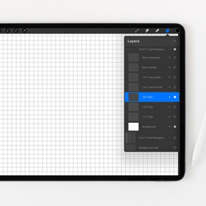 Procreate Lettering Guide Template, Procreate Guide, Procreated Grid, iPad Lettering, Hand Lettering, Calligraphy, Lettering Template
