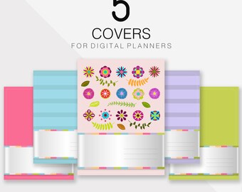 Digital Planner Covers, Digital Journal Cover, Digital Planning, Digital Planner GoodNotes, Student Planner, Academic Planner, iPad Planner